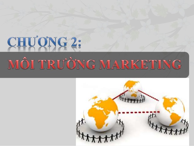 Bài thuyết trình chương 2 - Môn Marketing - Môi trường Marketing  của doanh nghiệp